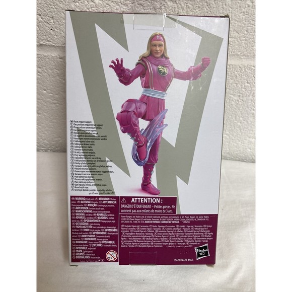 Power Rangers Lightning Collection Mighty Morphin Ninja Pink Ranger Hasbro NEW - Picture 3 of 3